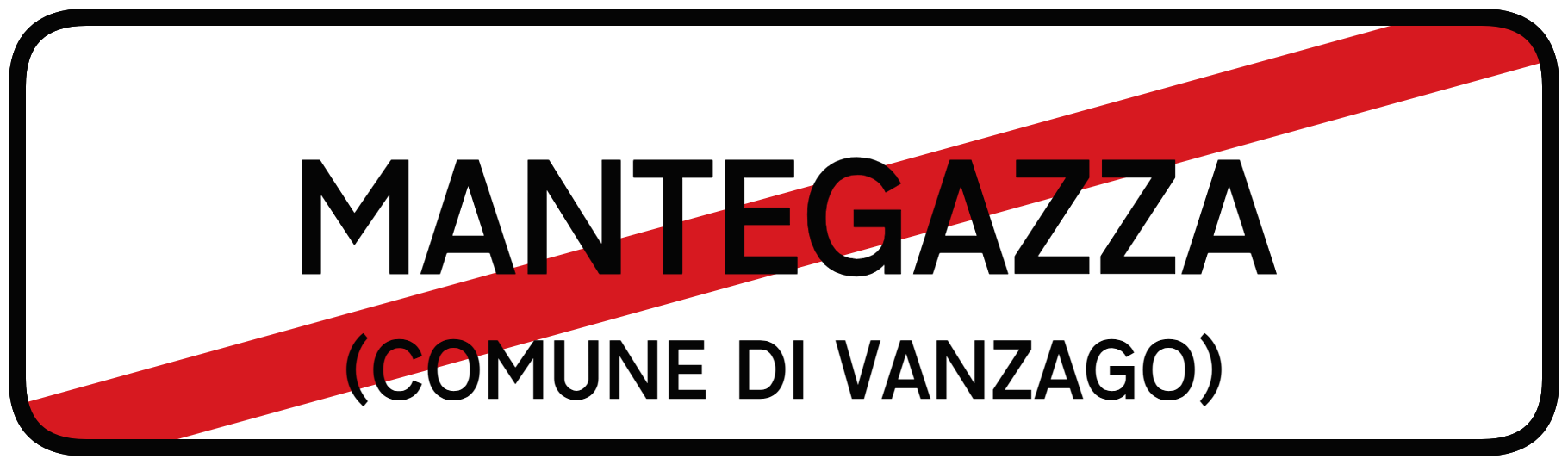 Cartello stradale Comune